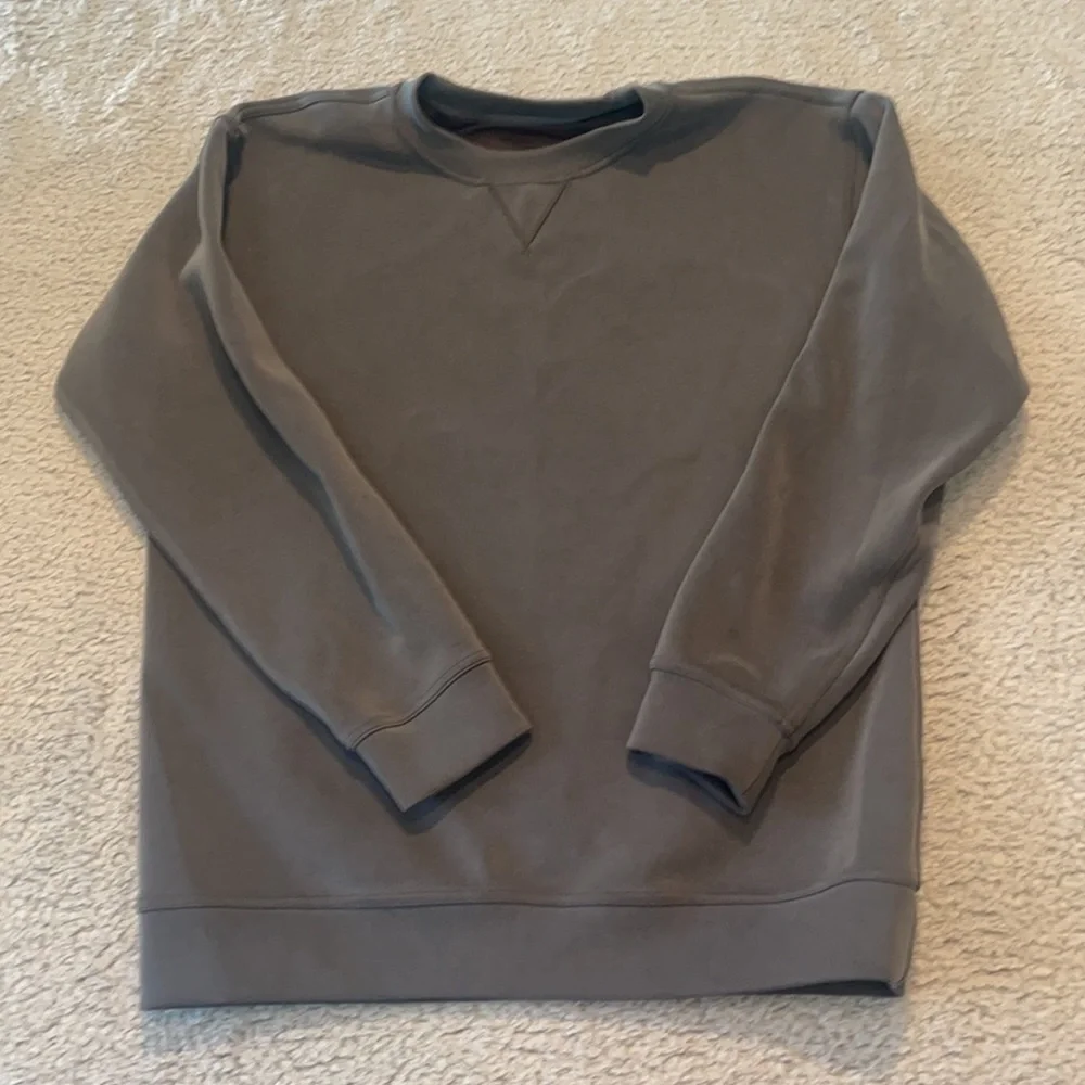 Lululemon All Yours Crew *Sandwash Graphite Grey size M